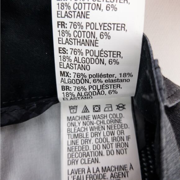 Quiksilver Amphibian Bermuda Shorts Men's 36x11 Gray Geometric Logo Poly Blend - Picture 8 of 12